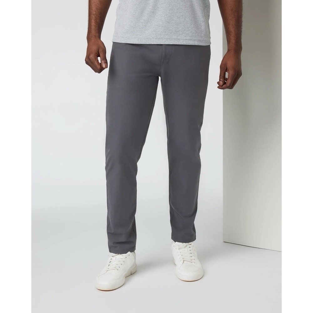 NWT $128 Vuori Meta Pant Charcoal Grey VersaLife Tech Performance V430-S Sz 36